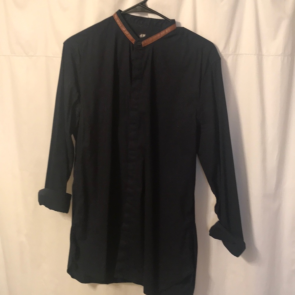 Navy Blue Dress Shirt